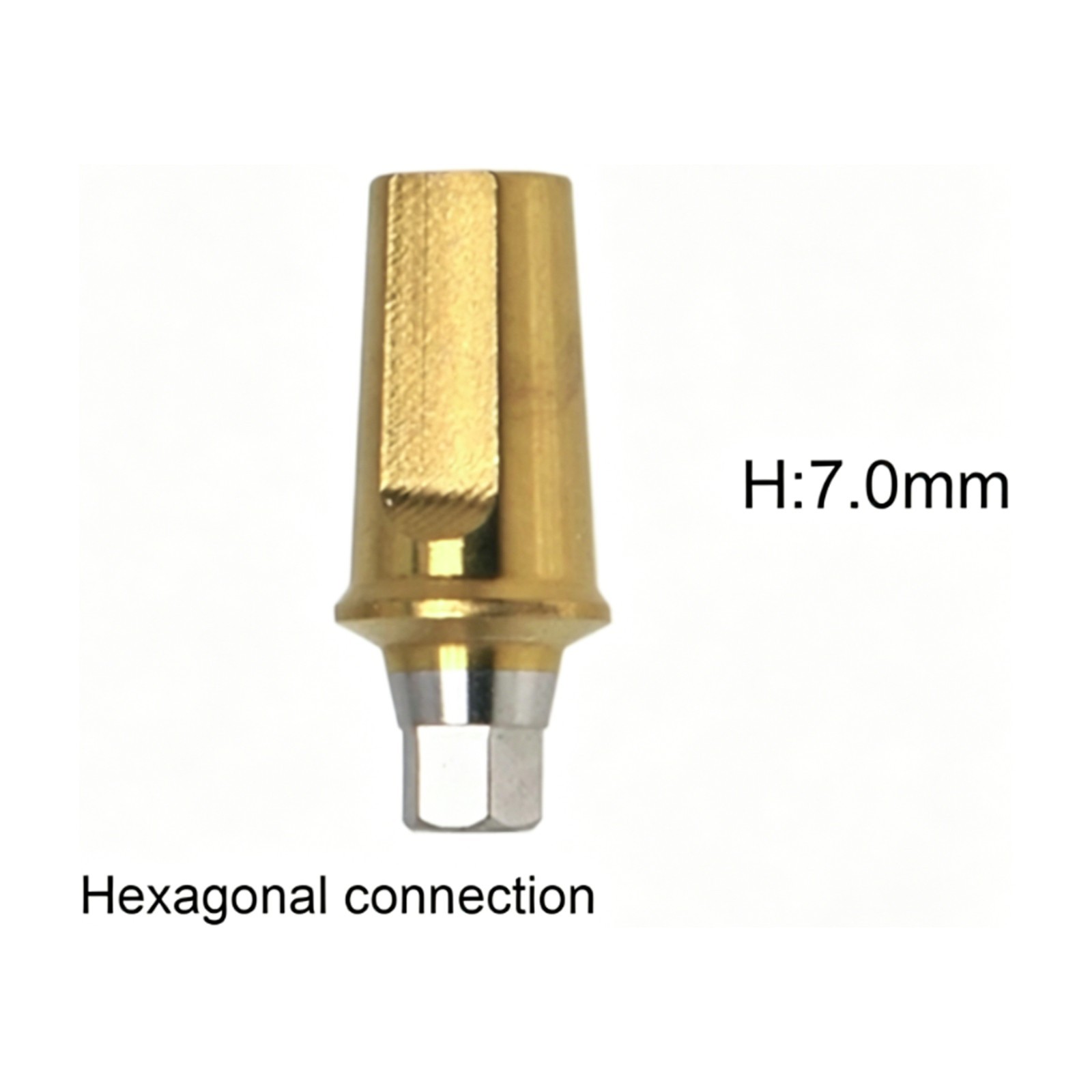 US 5Pcs Regular Titanium Straight Transfer Abutment Fit Osstem Hiossen