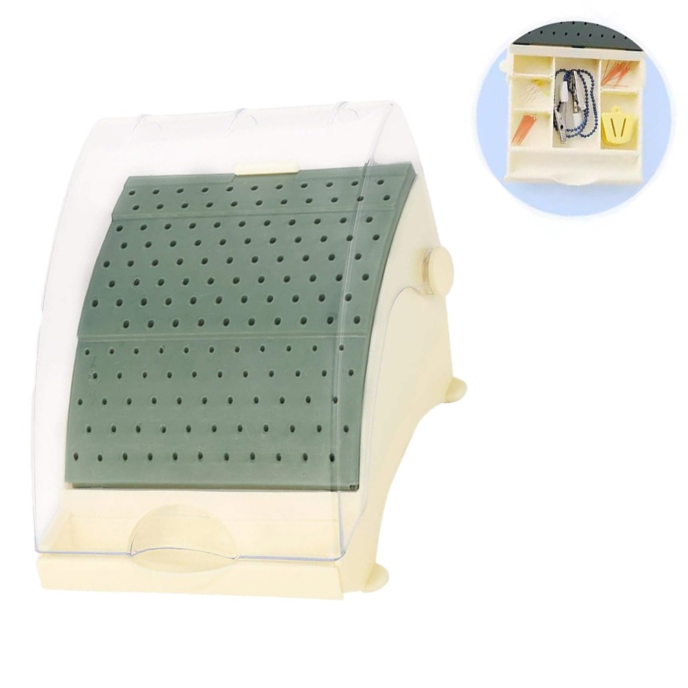 Dental Bur Block 142 Holes Bur Box Bur Holder, Annhua Dental Bur storage box
