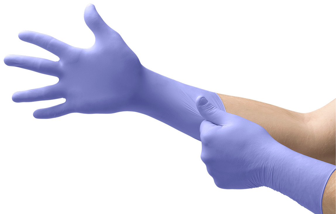 Microflex SEC-375S Supreno EC Powder Free Nitrile Gloves – Small