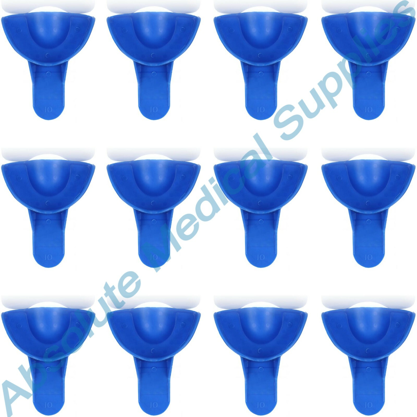 *12-Pack* Keystone Bosworth Tray Aways #10 Disposable Impression Trays 0921893