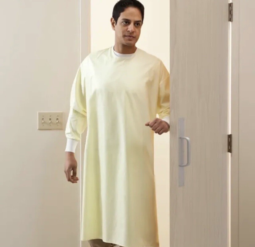 ProCure Level 2 Washable Isolation Hospital Surgical Gowns (10 Pack) Size Large