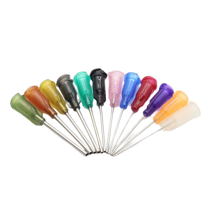 25pcs 0.5 » Straight Precision Liquid Dispenser Needles Tips Industrial 14-30G