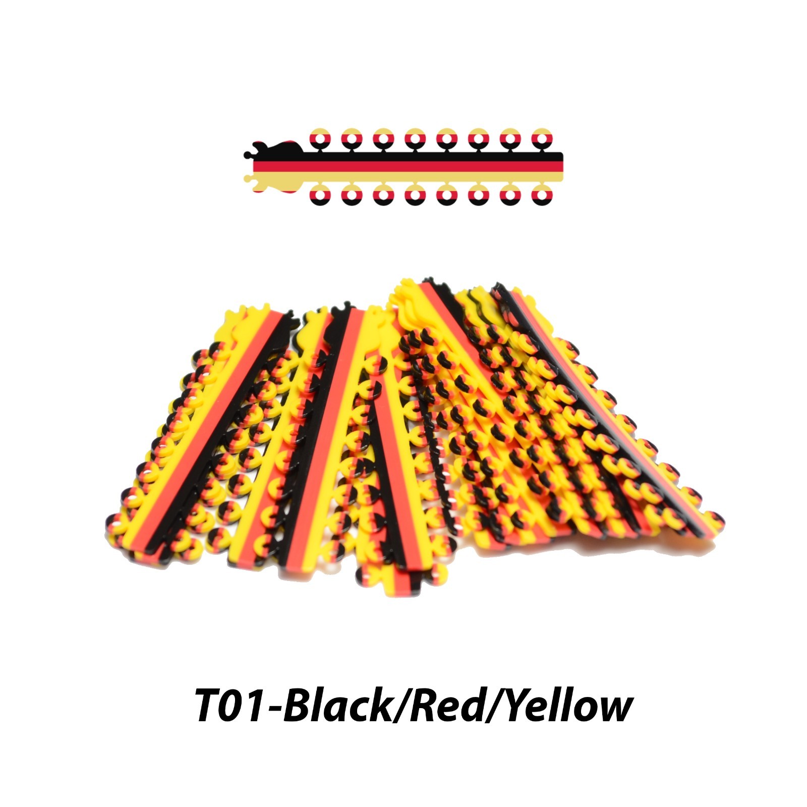 J&J Ortho™ Orthodontic Triple Color Elastic Ligature Tie O-Ring (320/pk)