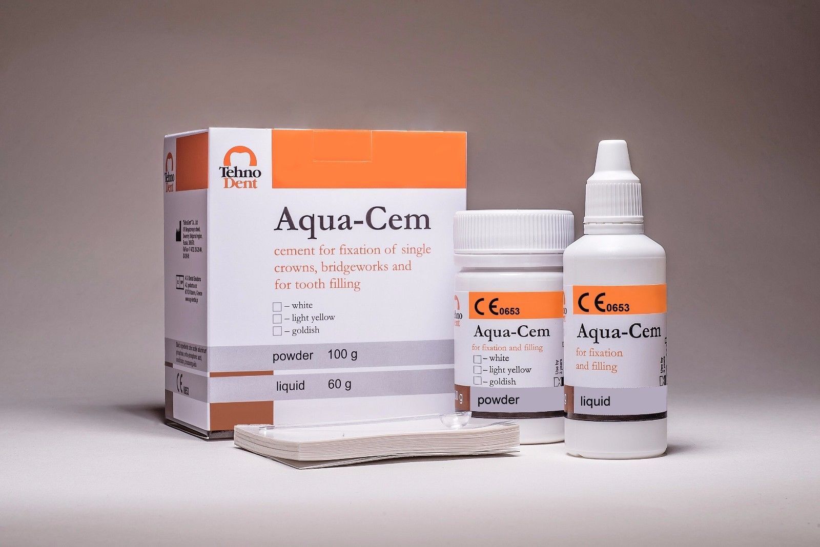 Aqua Cem For Fixation And Filling Based On Zinc Oxide Aluminium Zinc Phosphate