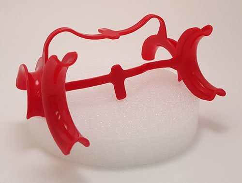 Plasdent EX-9006-L Disposable Cheek Retractors Size Large Red in Color 10/pk