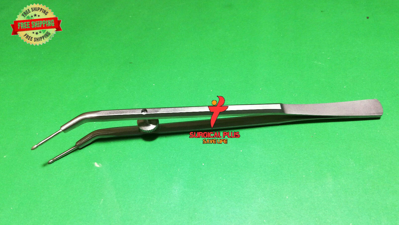 Dental Crown Holding Tweezer Jacket Grip With Diamond Tip Dental Instrument