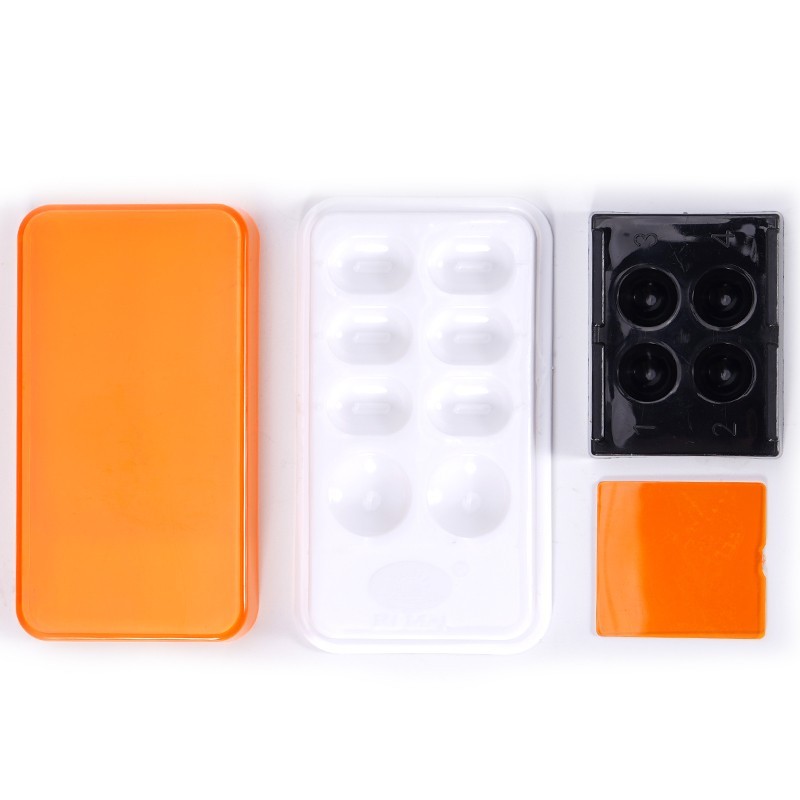 Dental Veneer Storage Case Light-Proof Resin Shading Teeth Patch 4/8Hole Box