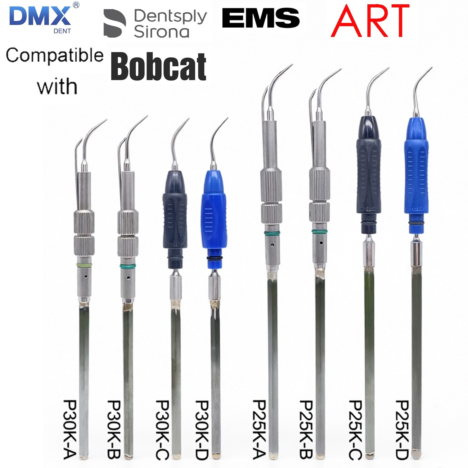 DMXDENT Cavitron Dental Inserts Tips Ultrasonic 25k/30k Slim Series Fit EMS/ART