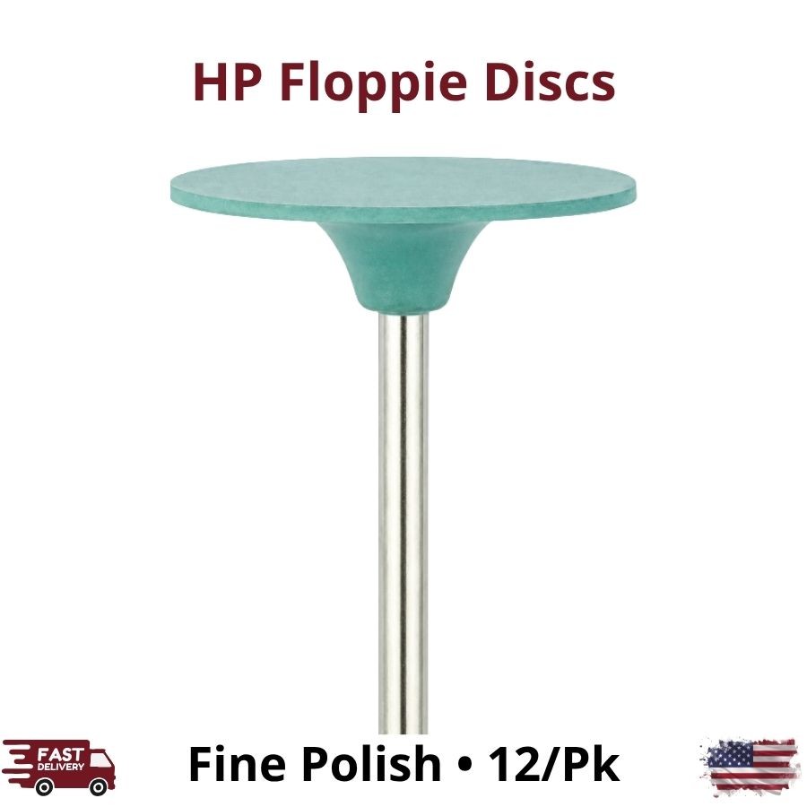12/Pk HP Floppie Polishing Discs Fine Grit Finishing Abrasive Accessory Tools