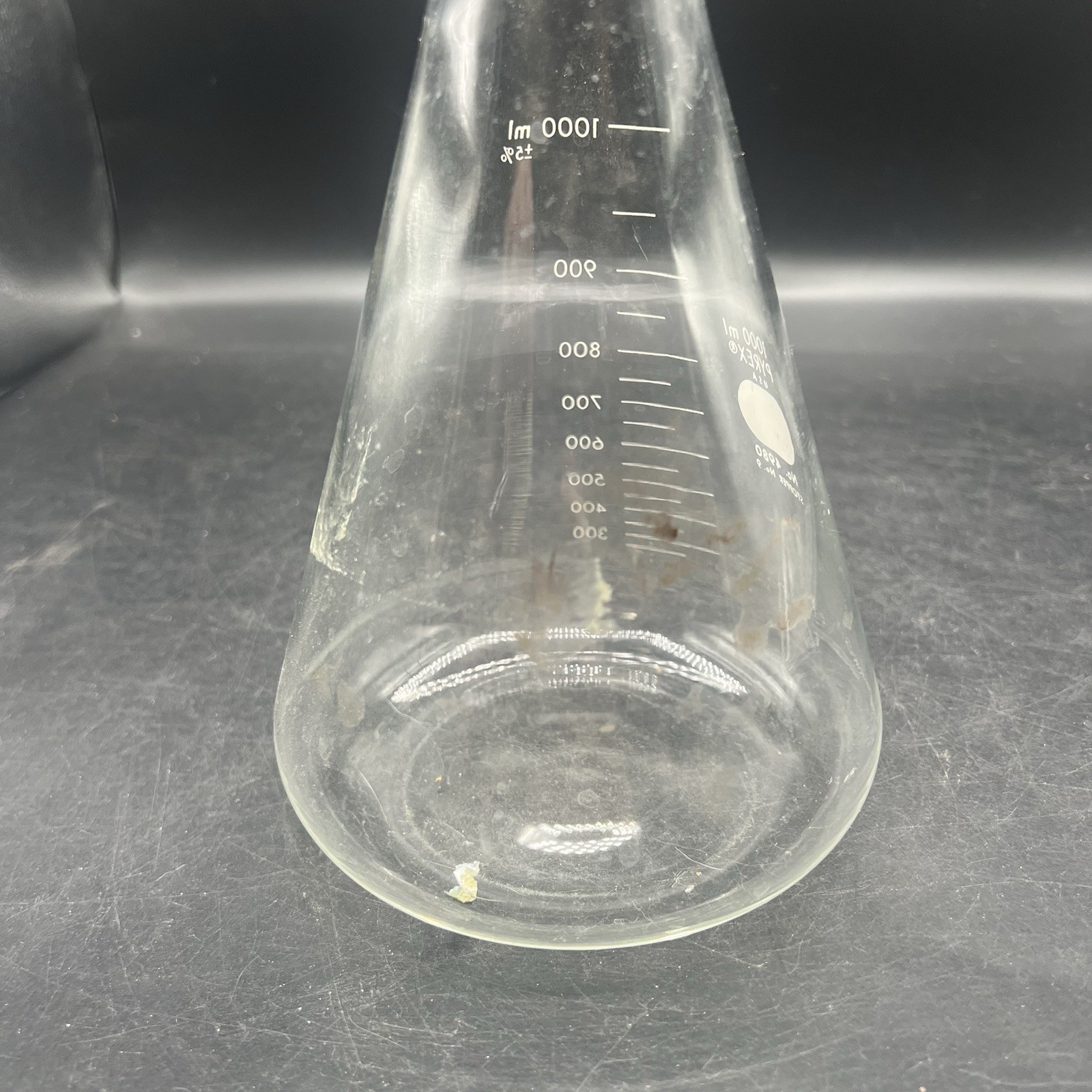 Erlenmeyer Flask 1000ml Pyrex & Pear Separatory Funnel 100ml Set Vintage
