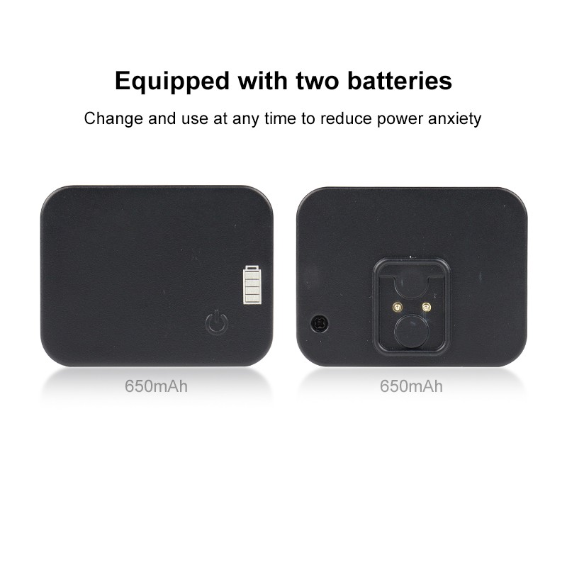 5W Wireless Dental LED Headlight Lamp Magnetic Clip-on Headlamp with 2 Batteries