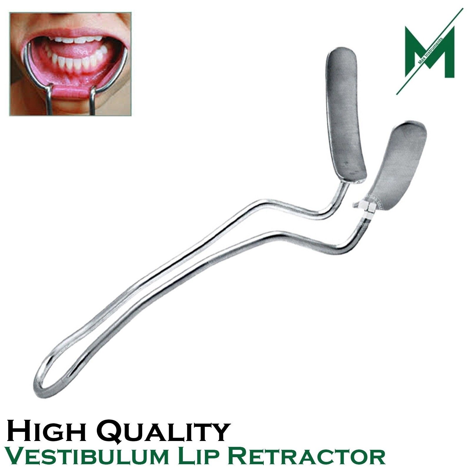 Abridor Bucal Dental – Retractor de Labios y Mejillas Vestibular, Instrumento Qu