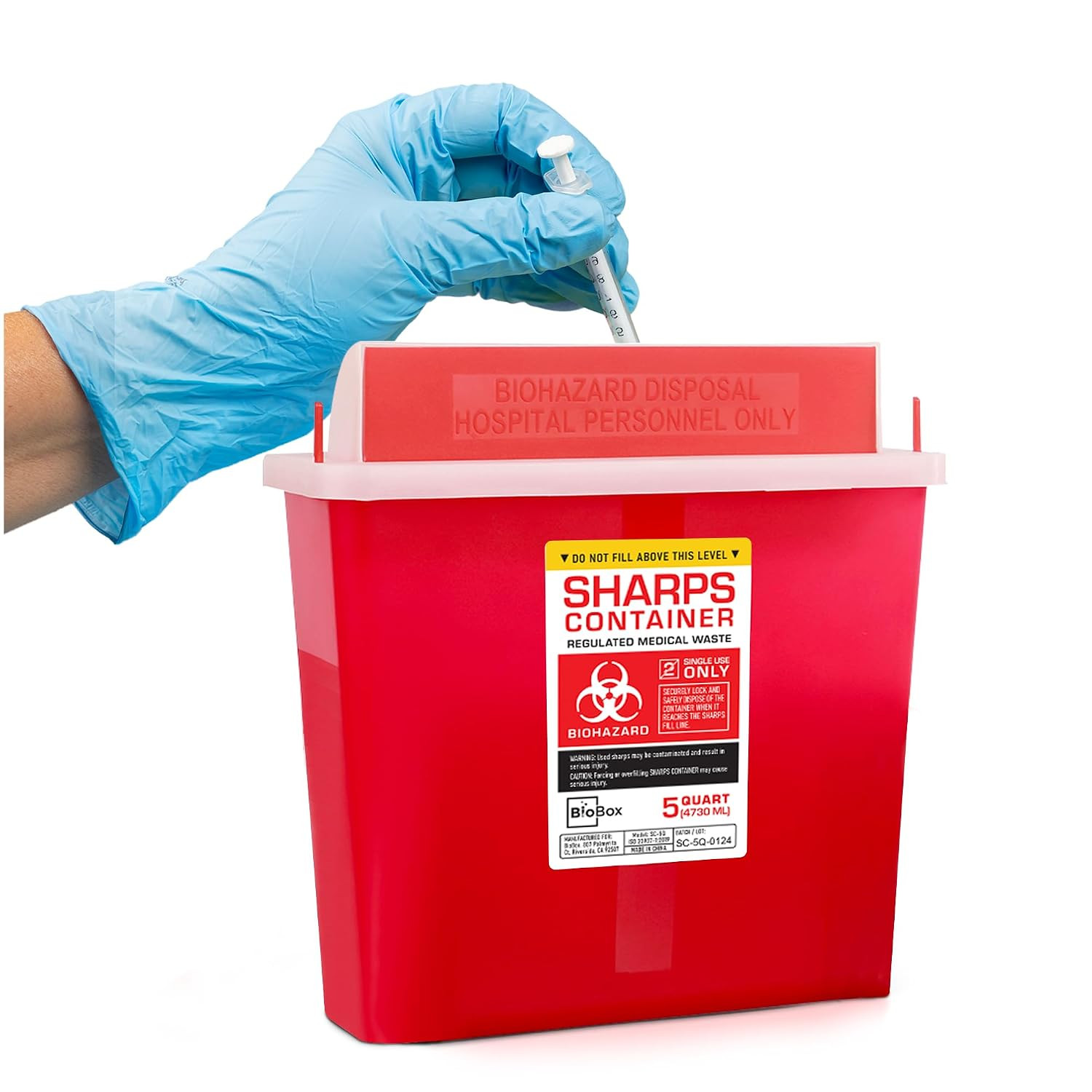 Sharps Container Small – Sharps Containers for Home Use and Labs – Portable Need