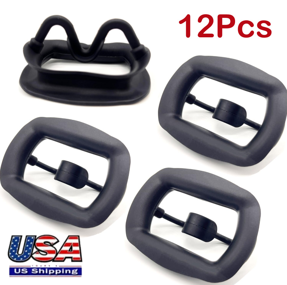12Pcs Silicone Mouth Opener Dental Cheek Retractor for Teeth Whitening Intraoral