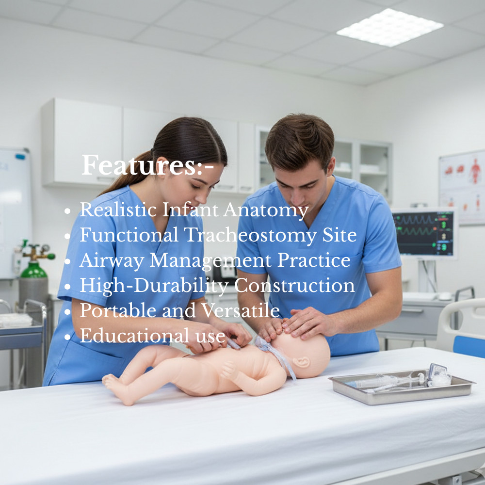 Tracheostomy Care Infant Model for Nursing & Medical Training | Pediatric Airway