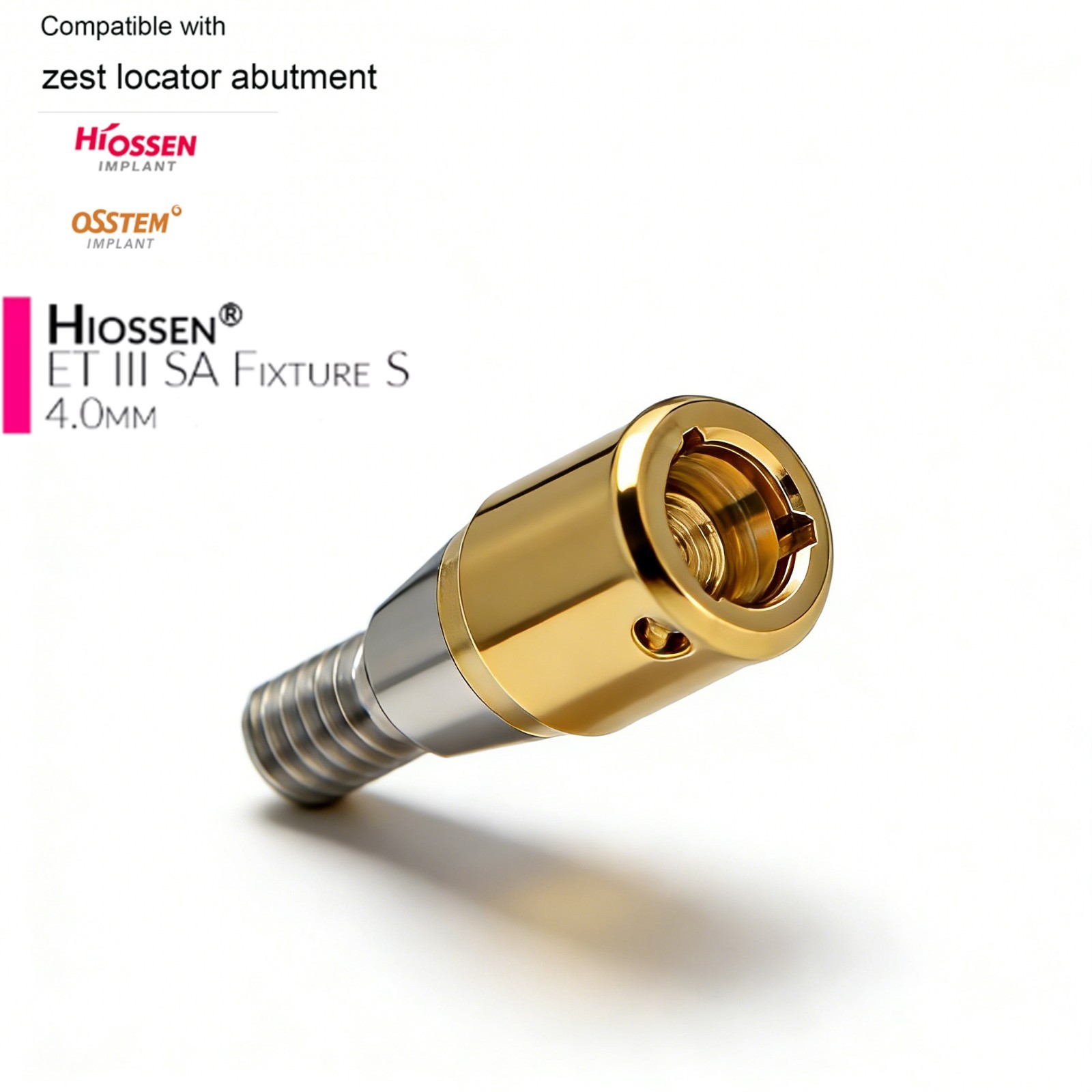 US Dental Ti Implant Abutment Hiossen Regular Fits OSS Zest Locator Overdenture
