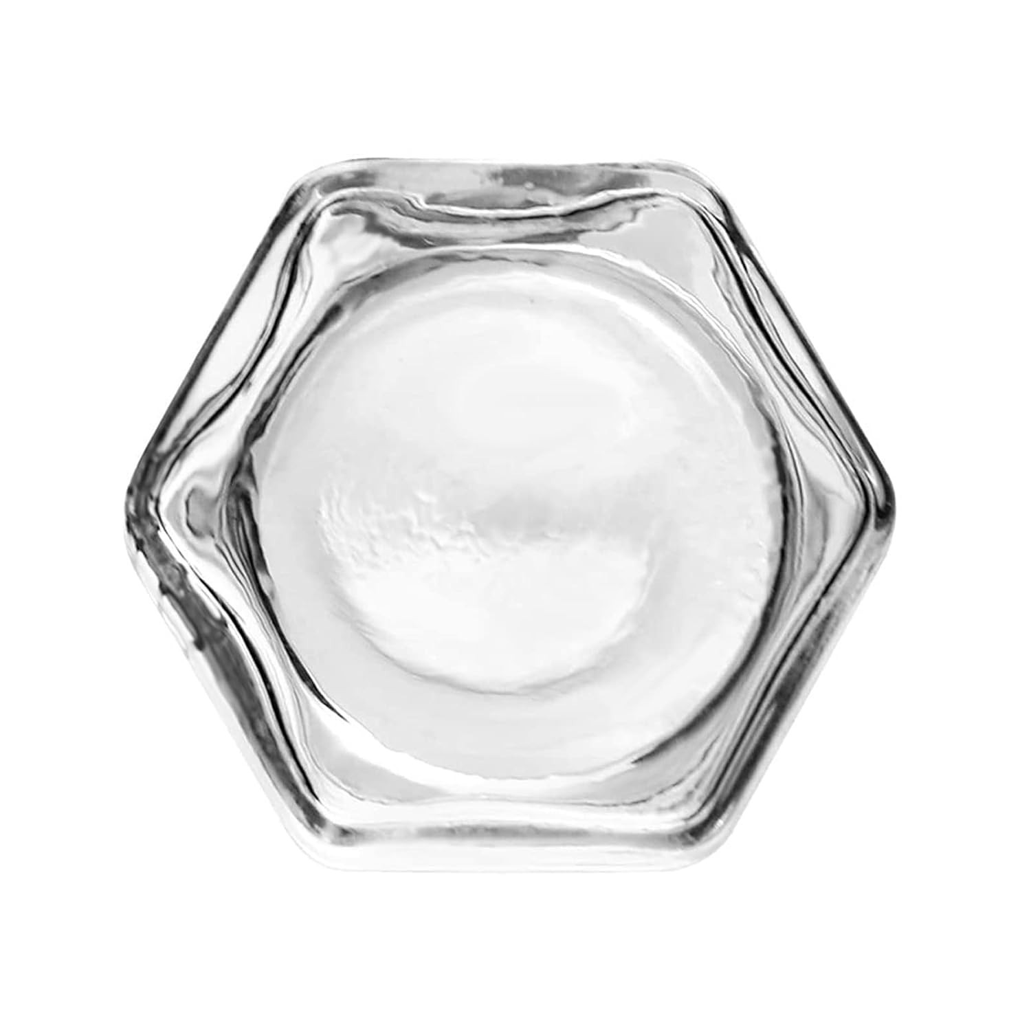 2PCS Glass Hexagonal Head Glass Stopper for 24/40 Joint Glass Outer Joint Close