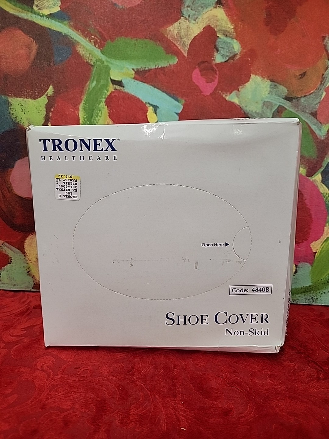 TRONEX Healthcare Shoe Covers Non Skid Unisize Blue 100pc New In Box