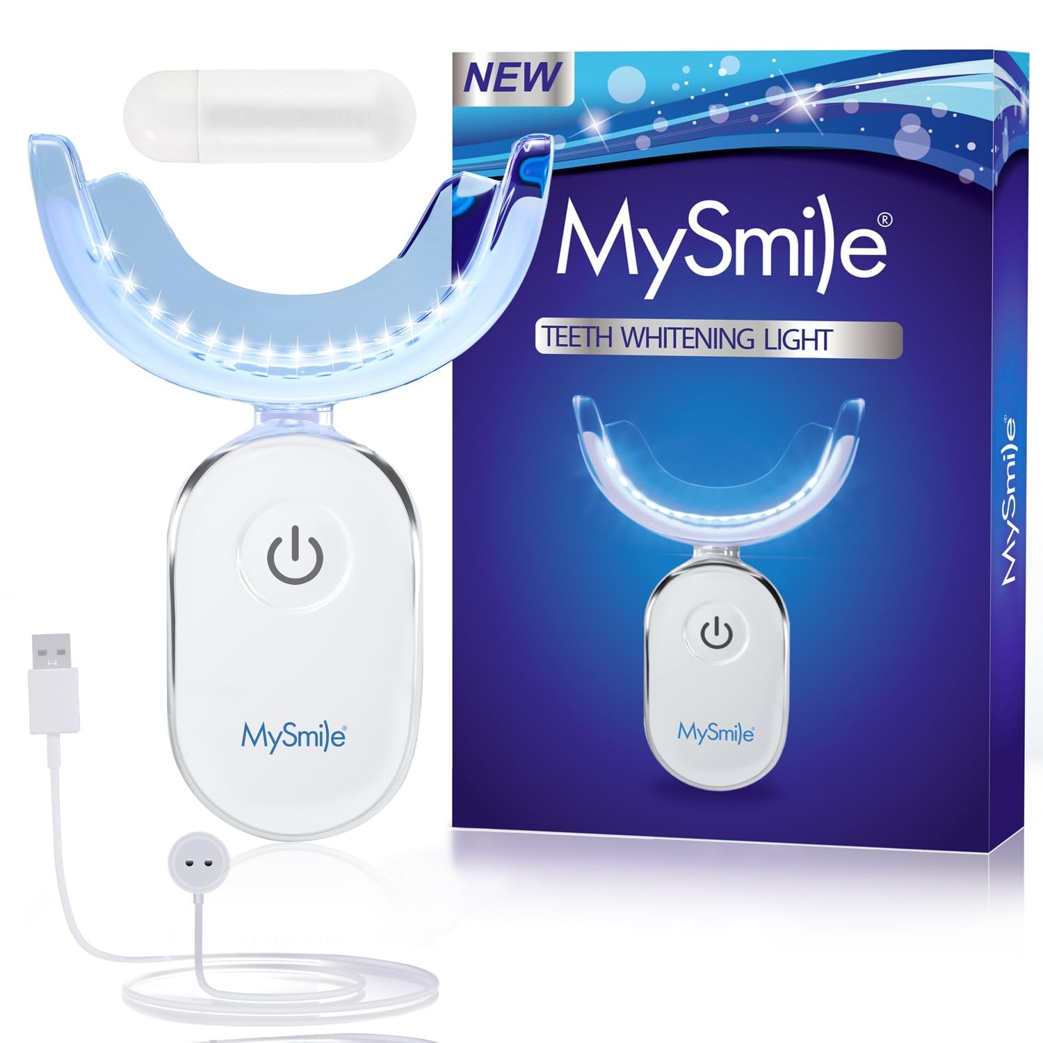 MySmile Teeth Whitening Accelerator 1 Fl Oz (Pack of 1), 1pcs Blue Light