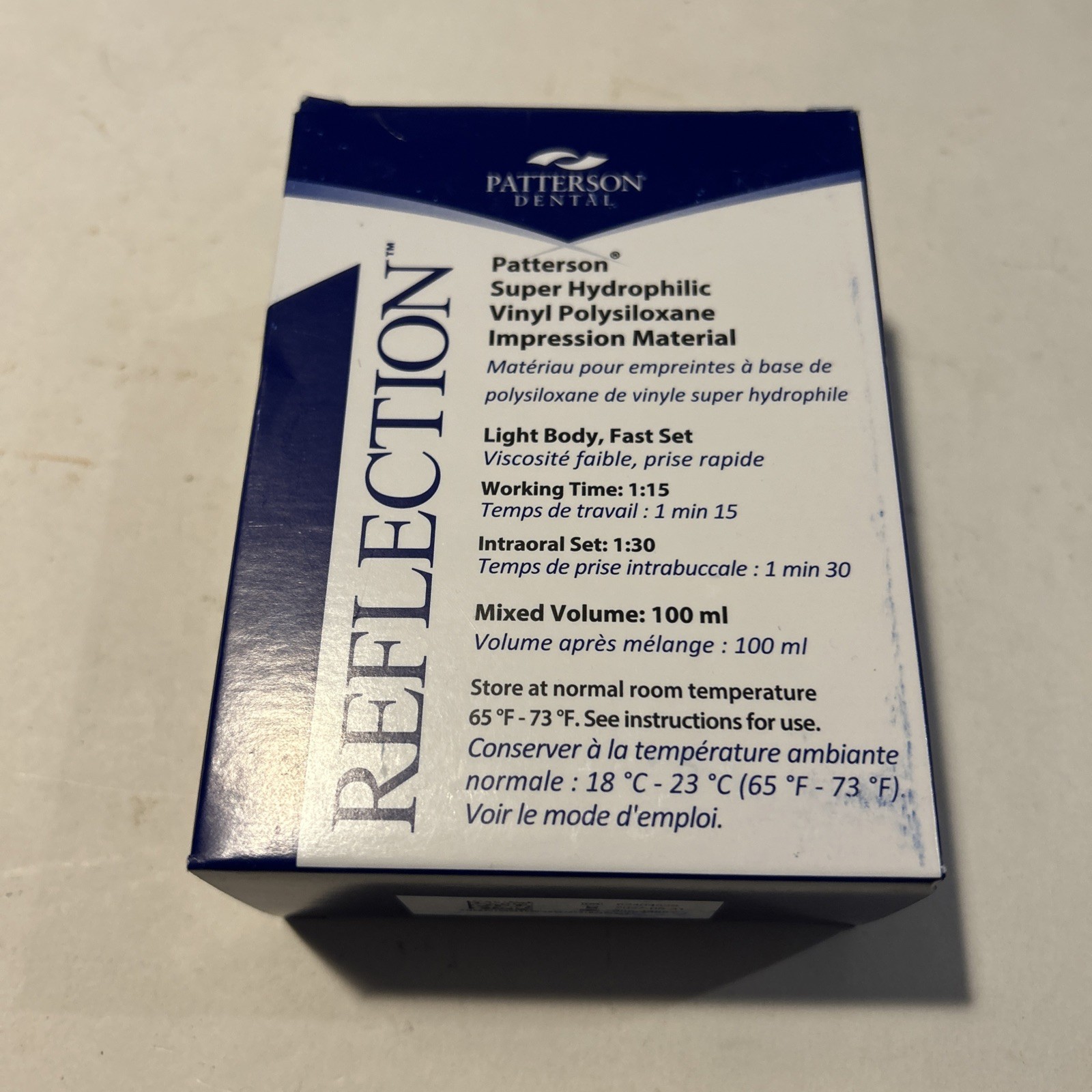 Reflection Patterson Light Body Fast Set Dental Impression Material (2) 085-4455