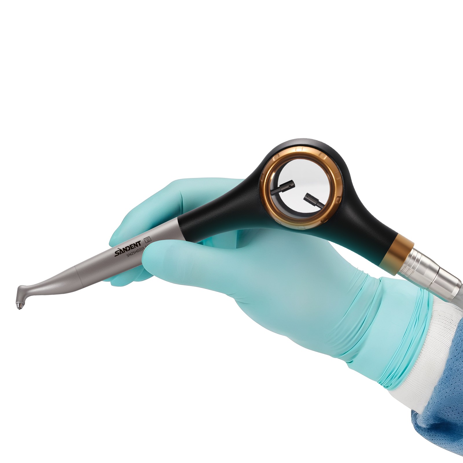 SANDENT Dental Air Flow Prophy Air Polisher Supra Handpiece 4 Holes