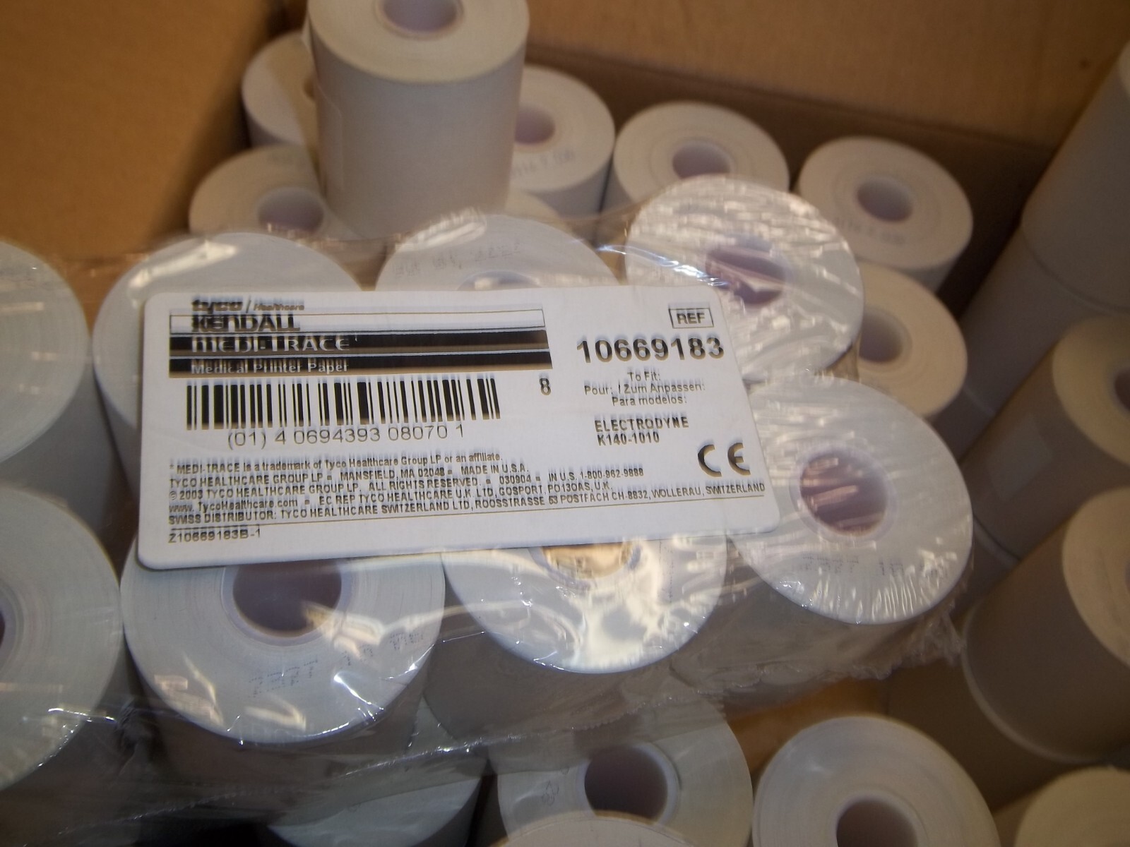 Kendall/ MISC MEDICAL RECORDING RED Chart Paper 2″ x 79 rolls