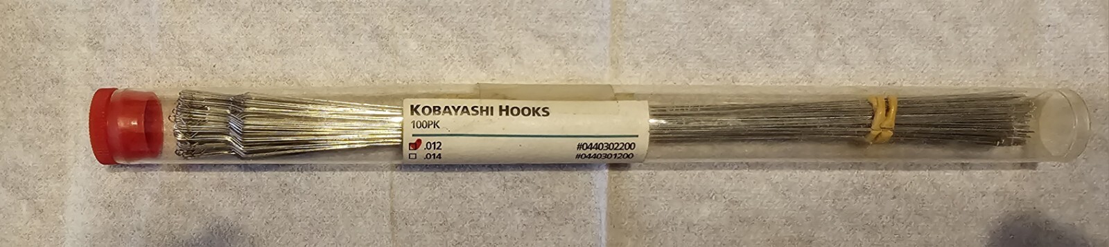 100 Pcs Dental Orthodontic Ligature Wire Kobayashi .012″ 7″ length 5 Total