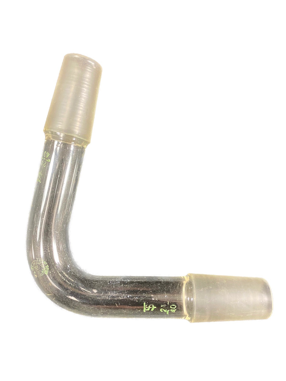 PYREX Glass 24/40 Inner Joint 75° Angled Tube Distillation Adapter 8920-24