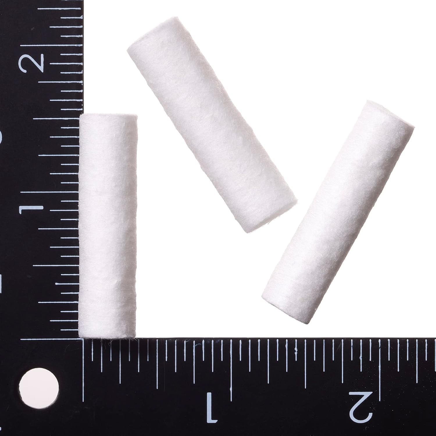 Convenient 100 Count Nosebleed Plug Set – Soft 1.5 Inch Dental Cotton Rolls