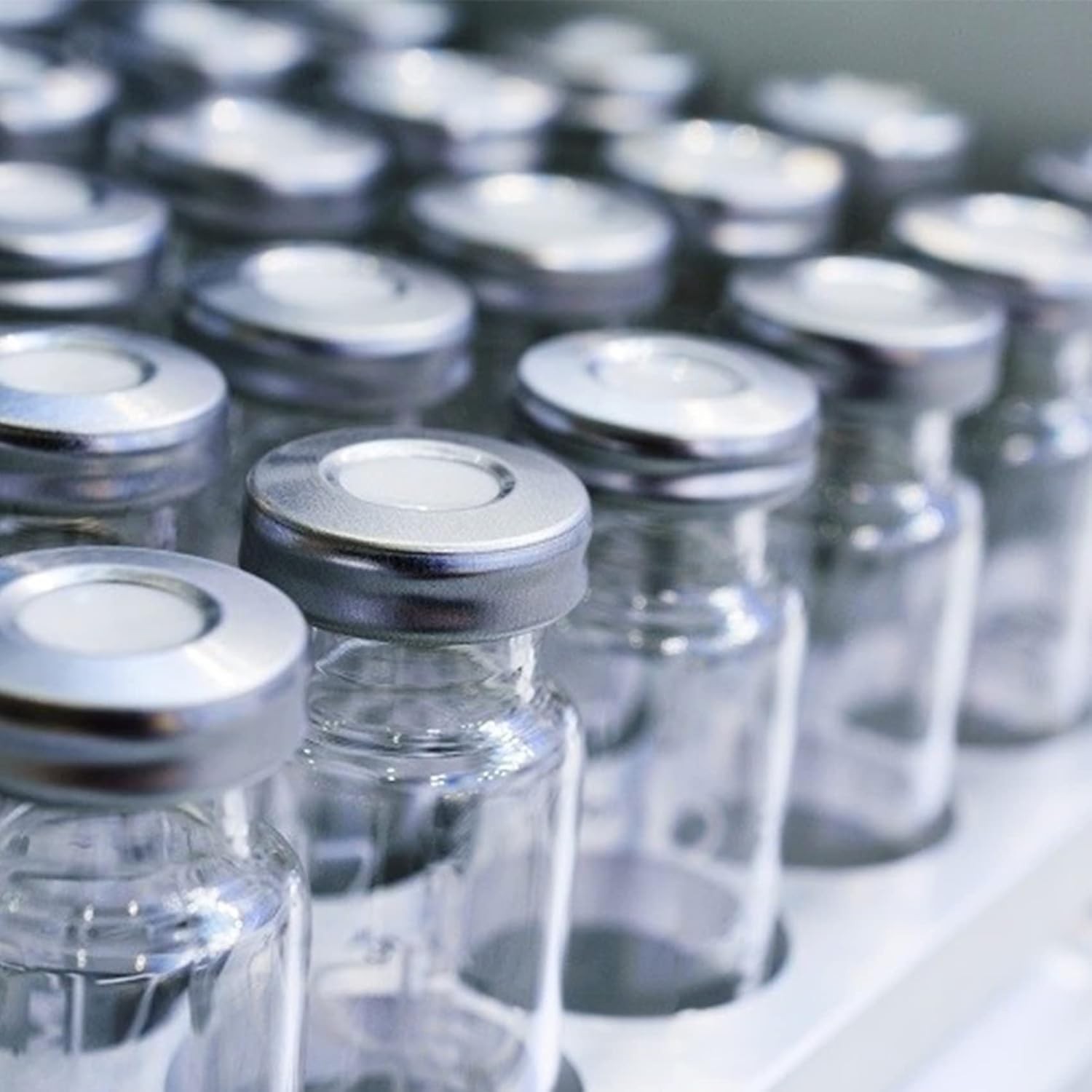 100pc 10ml Glass Vials Sample Vials Lab vials Headspace Vial with 20mm Crimp Top