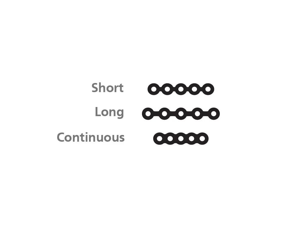 U Ortho E-Chain (15 ft) – Continuous Grey Free Shipping