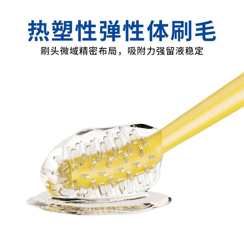 S M L Dental Disposable Silicone Micro Applicators Brushes Fiber-Free Microbrush