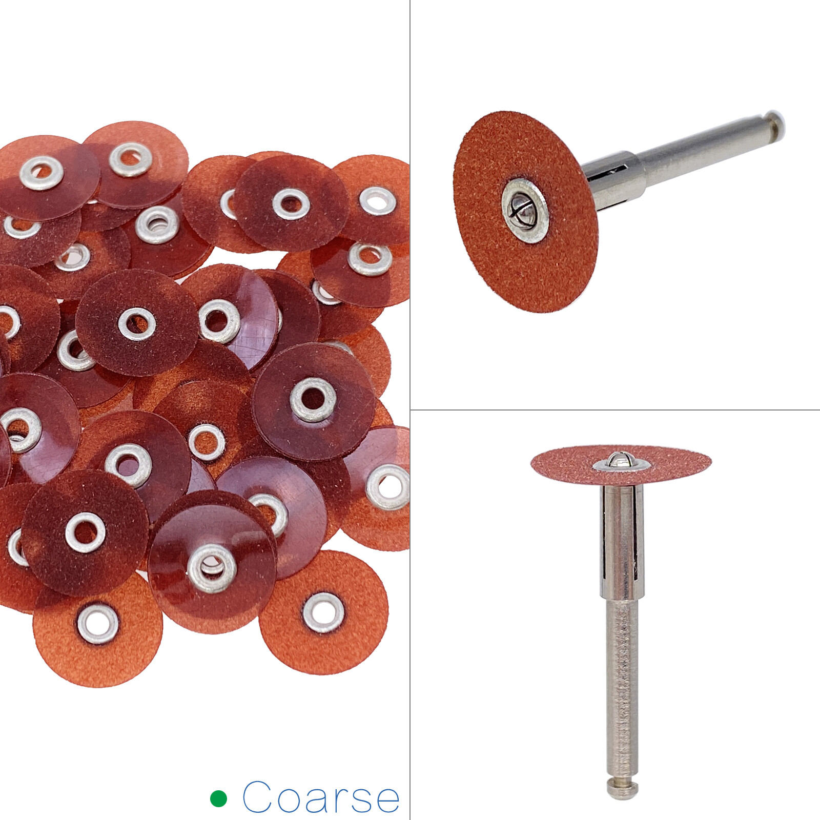 Sof-Lex soflex Discs Pack of 30 Orange Series 2382C Coarse 1/2″ 12.7mm Dental