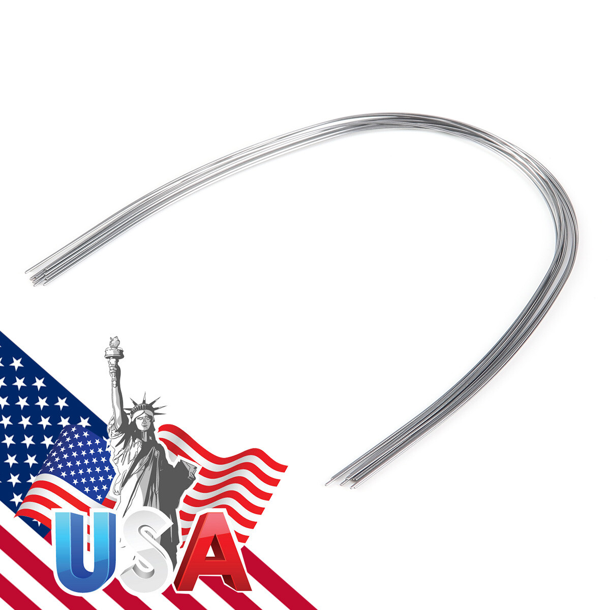10pcs AZDENT Dental Orthodontic Arch Wire Super Elastic Niti Round Ovoid Form