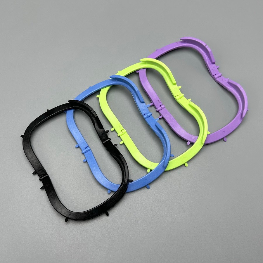 10x Dental Foldable Bracket Frame Plastic Rubber Dam Sheet Oral Barrier Tool USA