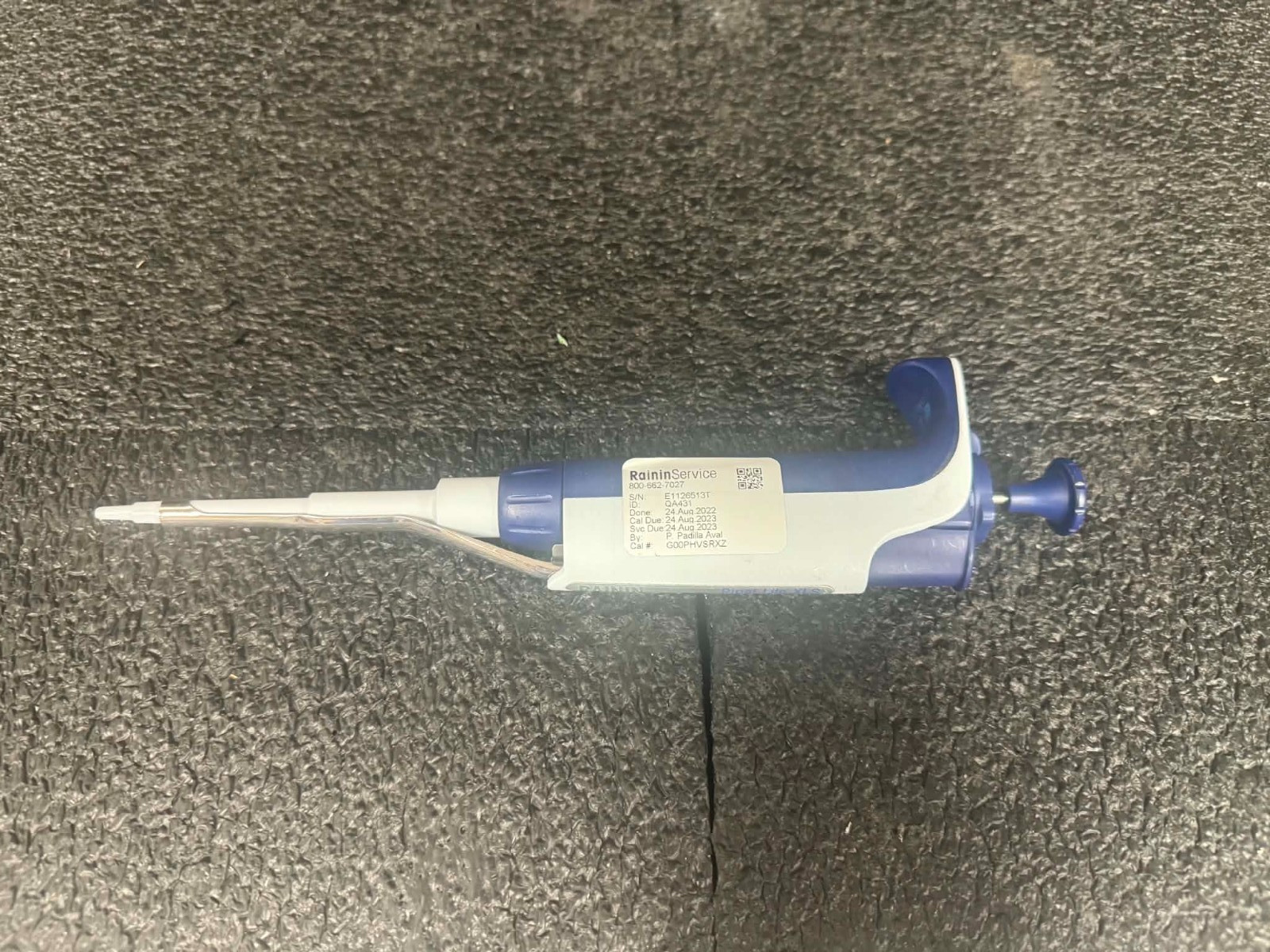 Rainin Pipet-Lite XLS L-20 LTS 2µL-20µL Manual Single-Channel Micropipette