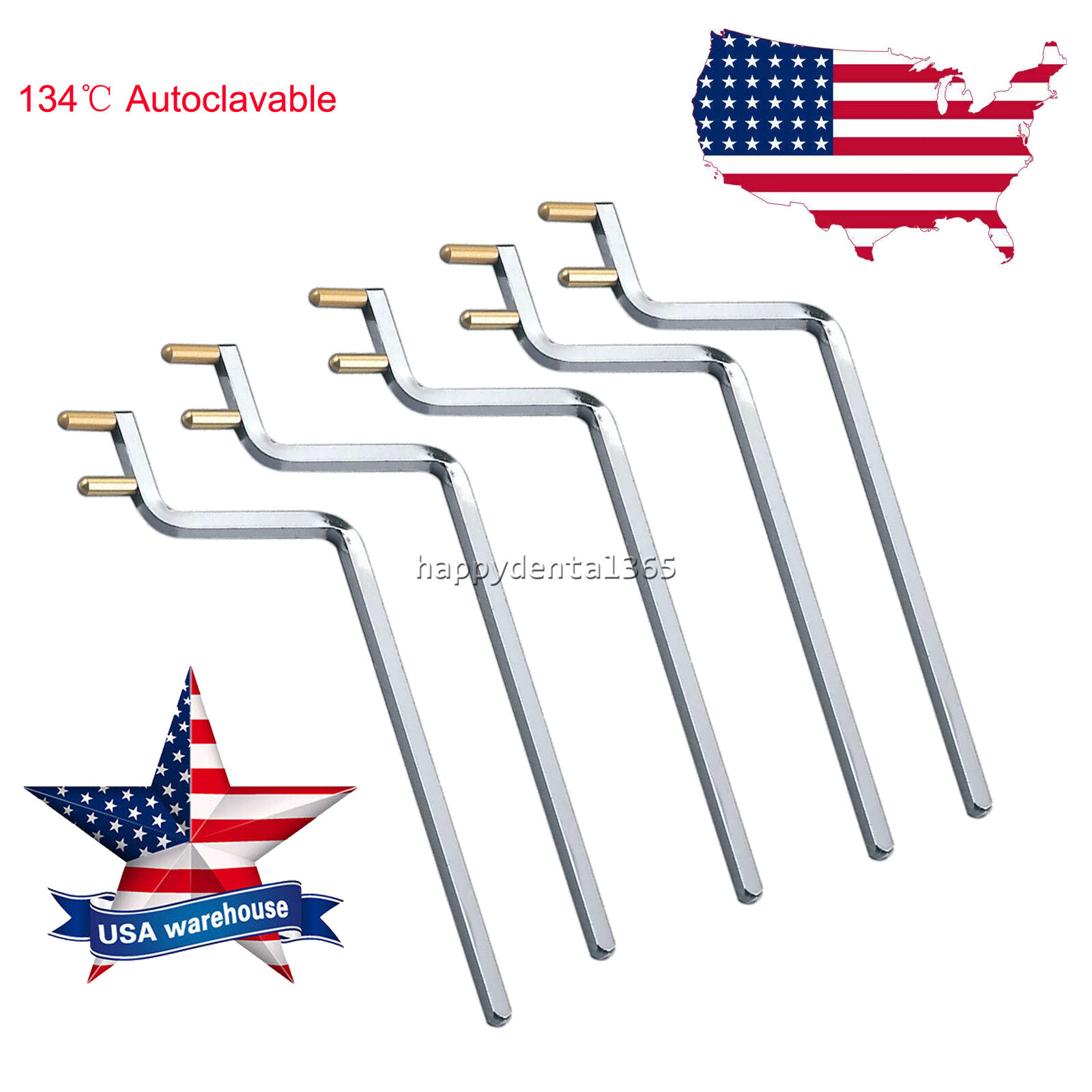 Dental X-Ray Bitewing Indicator Metal Bar Arm, Aiming Rings For XCP RINN Holder