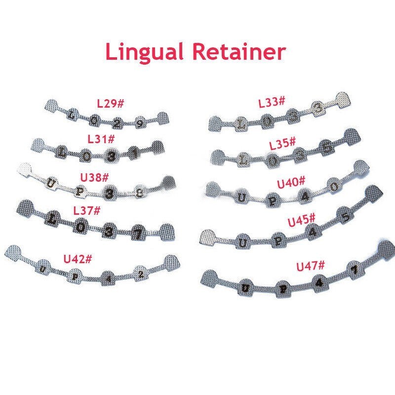 2 Pcs/Pack Dental Mesh Universal Retenedor Splint Wire Base 10 Sizes For Choose