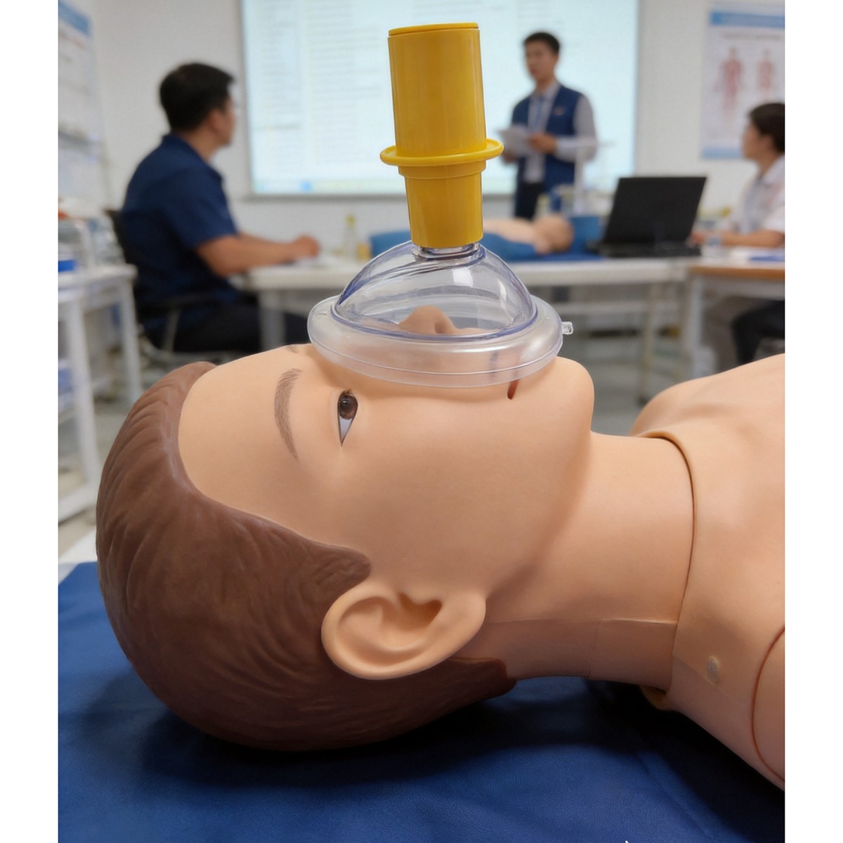 1000pcs CPR Training Valve for CPR Mask Training Universal Fit One-way Filter