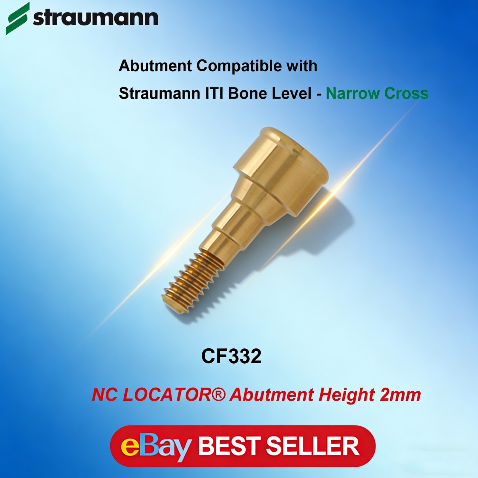 Bone Level Positioner Locator Abutment Covered Attachment Accessories Straumann