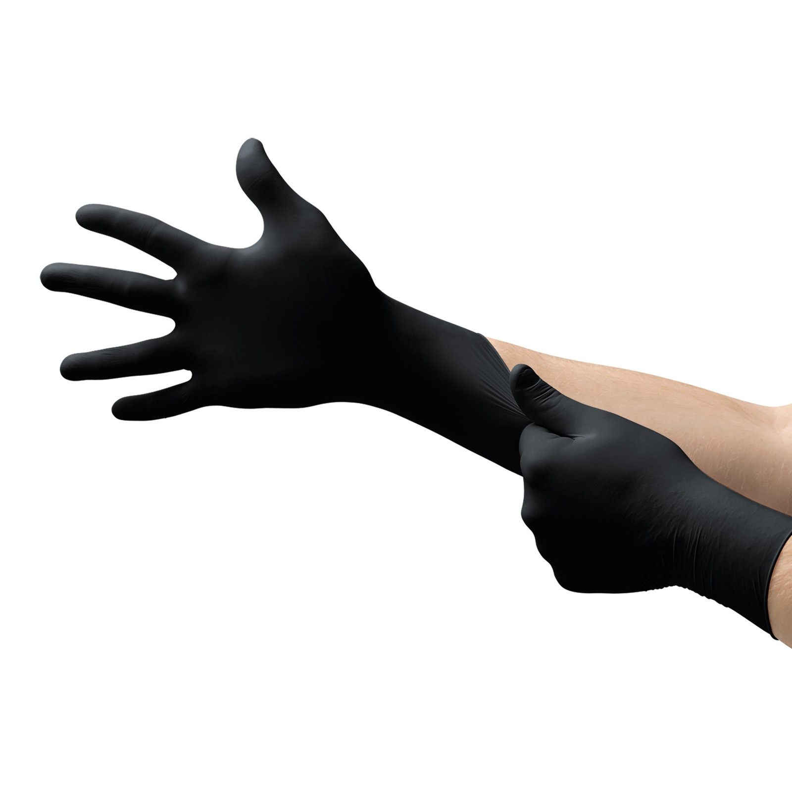 MICROFLEX MidKnight Nitrile Exam Glove Standard Cuff Length LARGE 1000 per Case