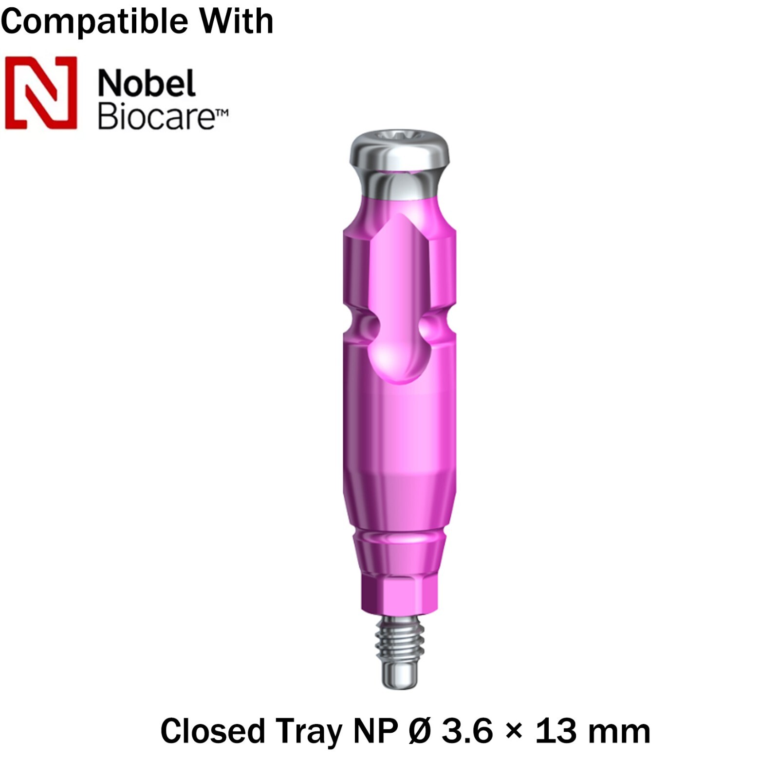 Dental fits Nobel Active Impression Transfer Coping Open Close Tray RP/NP Analog