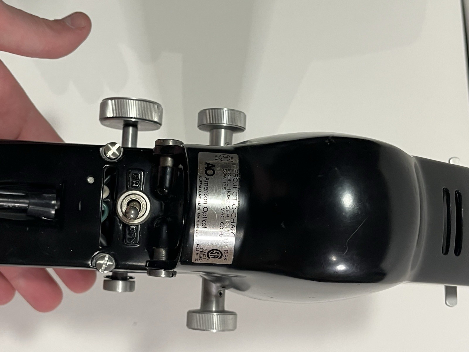 American Optical Project-O-Chart 1108 Vision Tester Eye Chart Projector w Slide