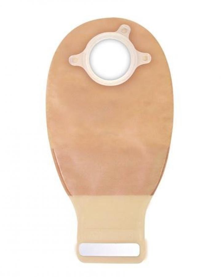Natura + Ostomy Pouch Two-Piece System Drainable 2-3/4 In Flange Transparent, 10