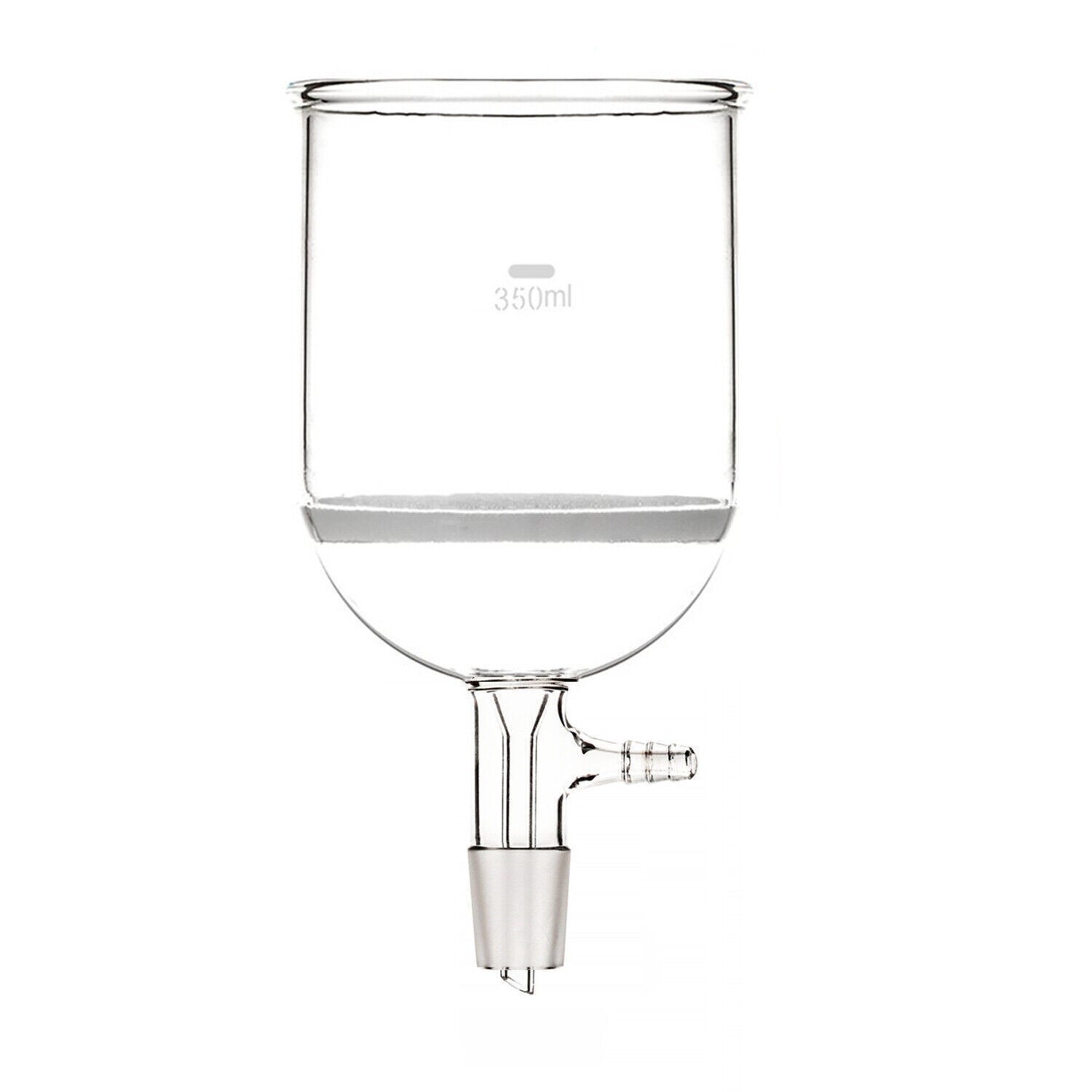 350ml 24/29 Glass Buchner Funnel W/10mm Core Filter Vacuum Adapter Lab Glassware