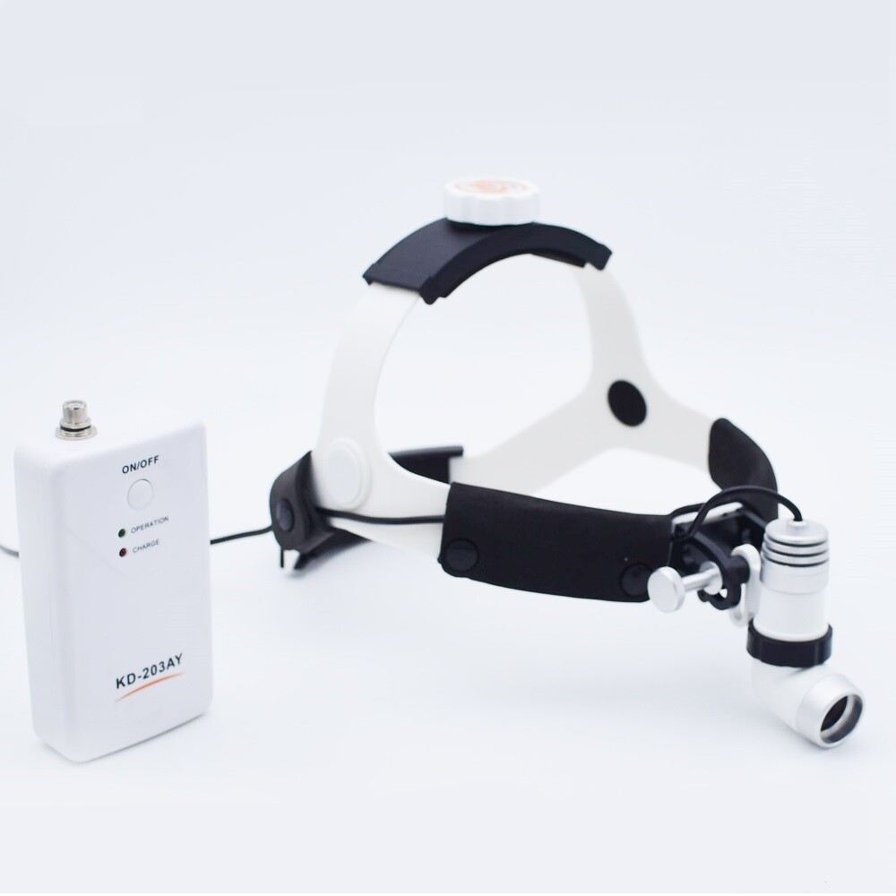 3W LED Dental ENT Examination Surgery Medical Headlight Lamp KD-203AY-3 Headband