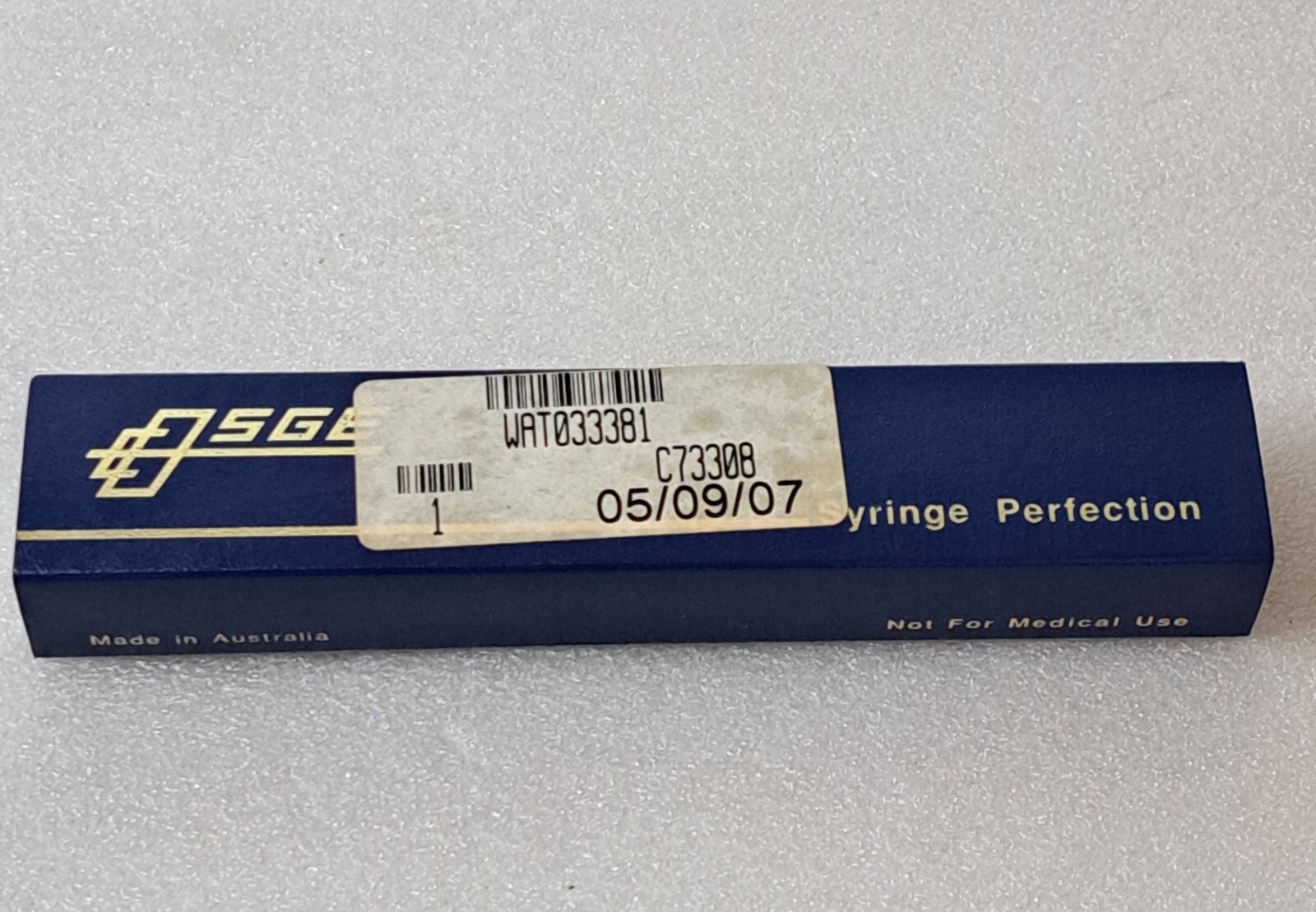 SGE 25ul/µl Syringe Rheodyne (625) WAT033381, 010852