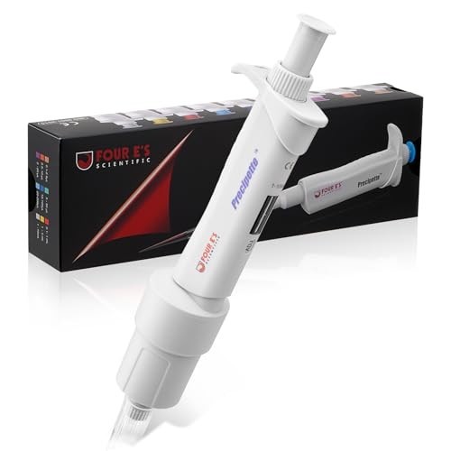 Adjustable Micropipette 1-10mL Single-Channel, Color-Coded Top, High Accuracy, I