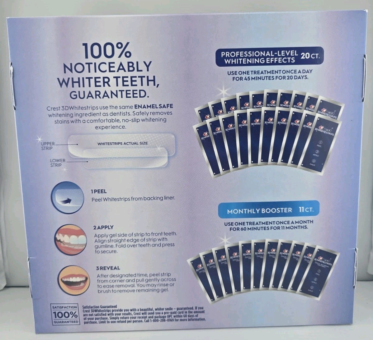 Crest 3D Whitestrips Professional Effects + Supreme Bright Whitening EXP 03/28