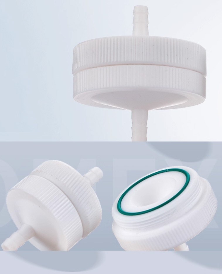 Filter Membrane Holder PTFE 13-90mm Detachable Acid Alkali Gas Resistant